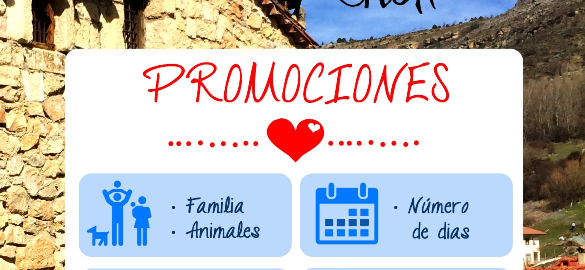 Promociones casas rurales y apartamentos Alto Tajo