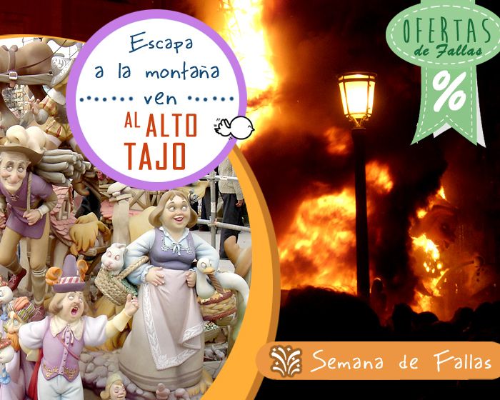 Escapa de las fallas a la montaña