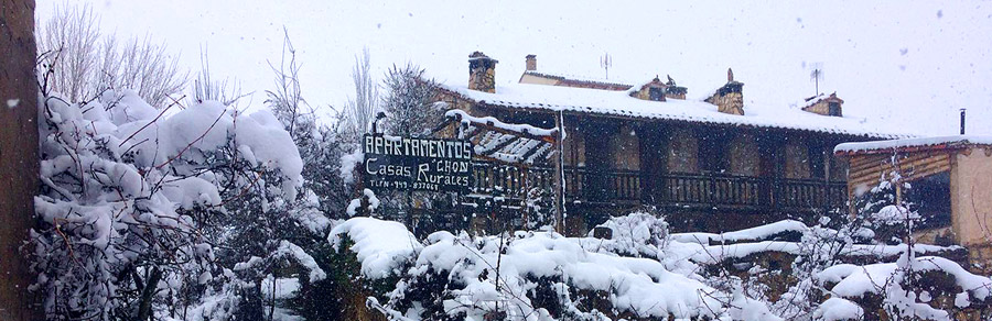 Nevada en el Alto Tajo, Casa rural para disfrutar de rutas con Nieve