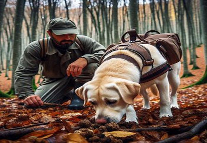 Perro Buscando Trufas